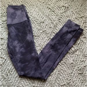 Lululemon Align High-rise pant 28” Diamond Dye Pitch Grey Graphite Grey, size 0